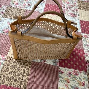 Sarah Stewart Rattan hand bag